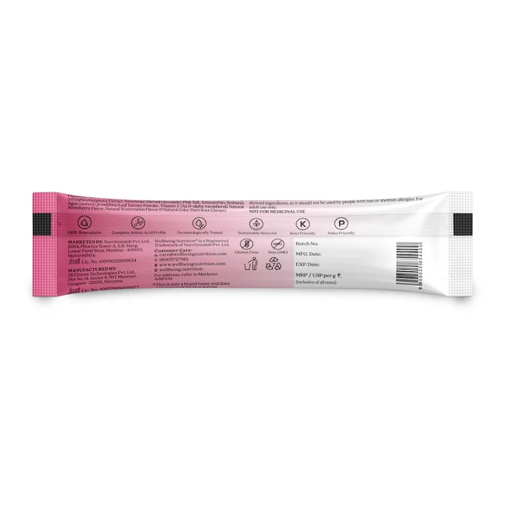 Beauty Collagen Strawberry Watermelon Flavour Single Gift Sachet - Image 10