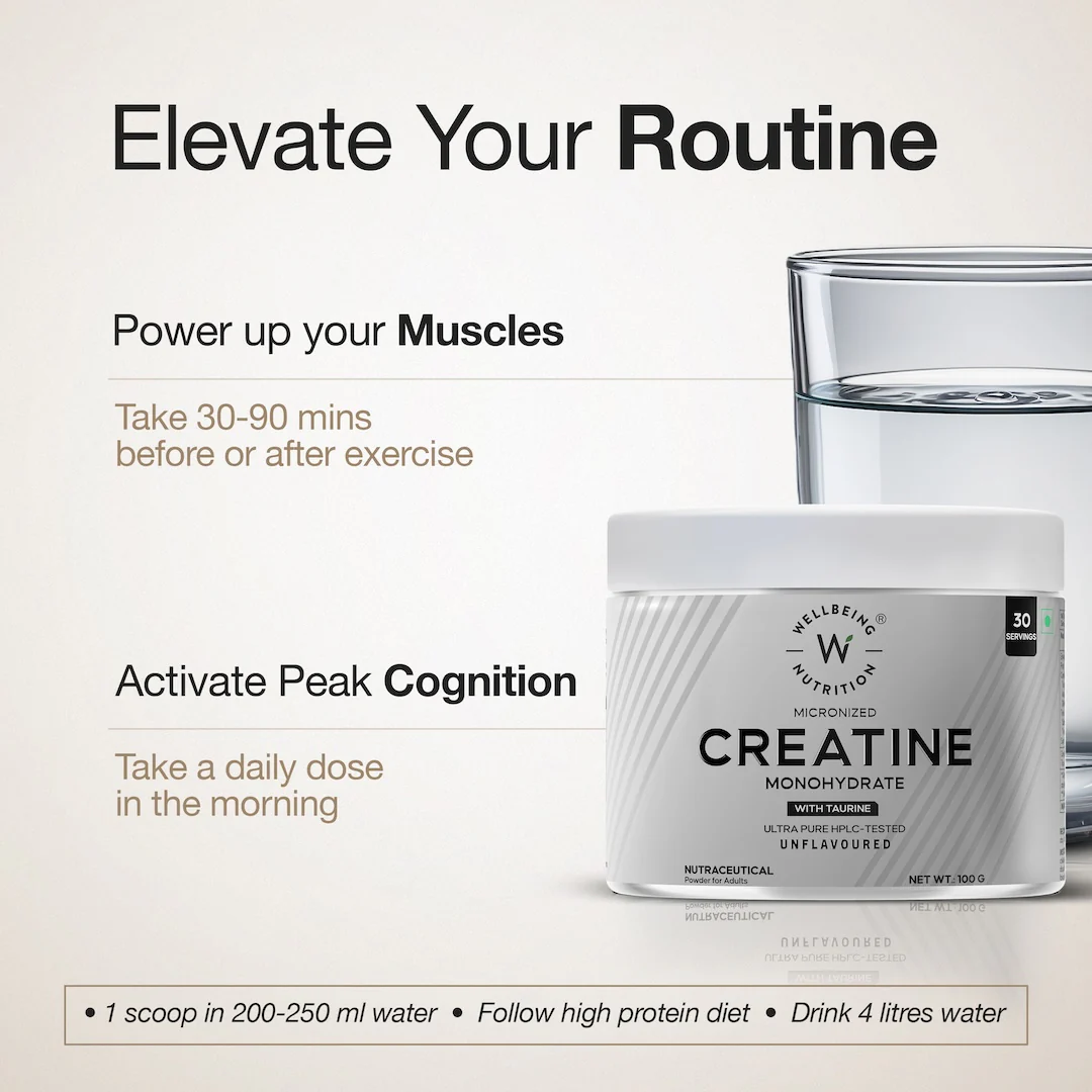 Creatine Monohydrate | 100g | 300mg Taurine | Unflavoured - Image 7