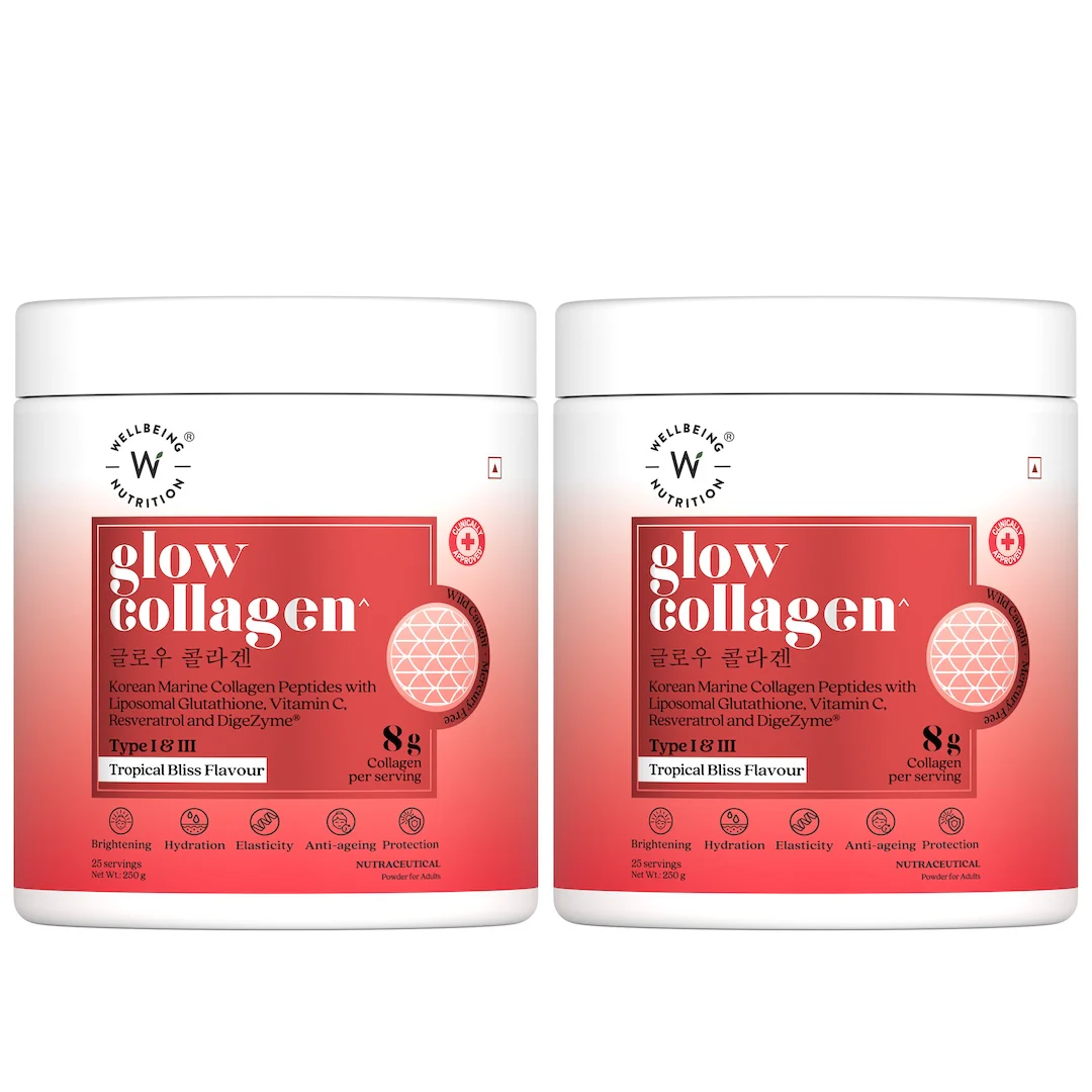 Glow Korean Marine Collagen Peptides with Liposomal Glutathione & Vitamin C | Tropical Bliss Flavour | 250g - Image 17