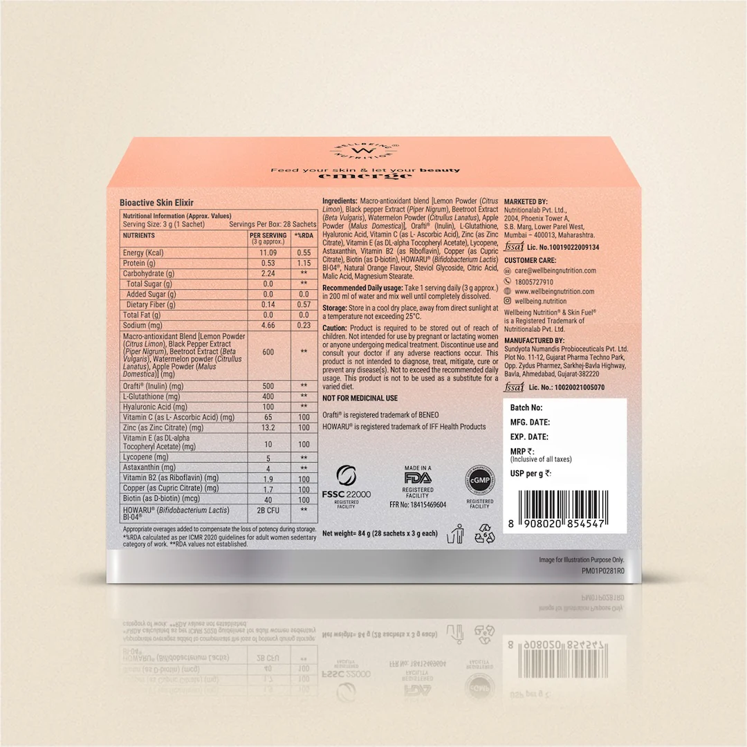 Glutathione Skin Fuel Pro+ Valencia Orange Flavour - Image 10