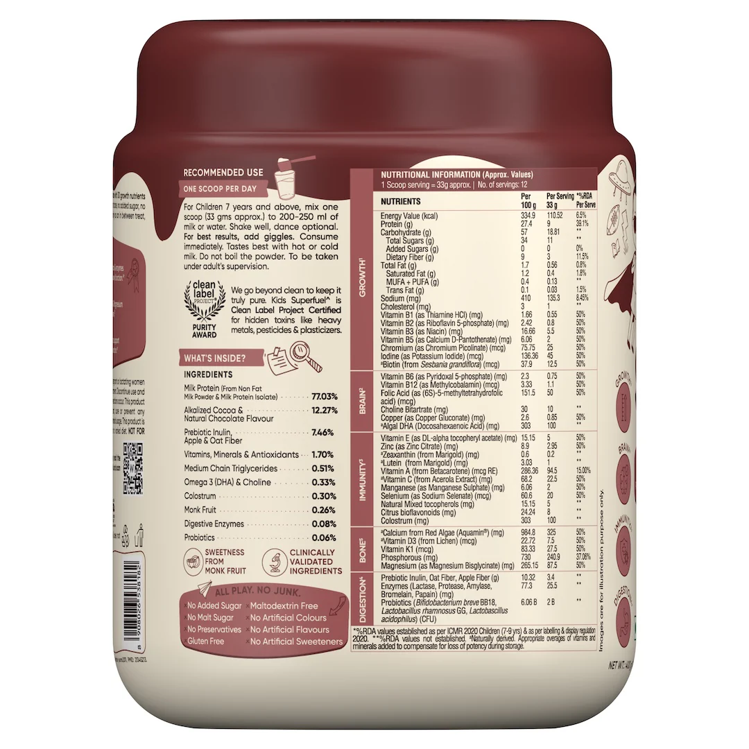 Kids Superfuel | Milk Chocolate | Nutrition Mix - Image 11