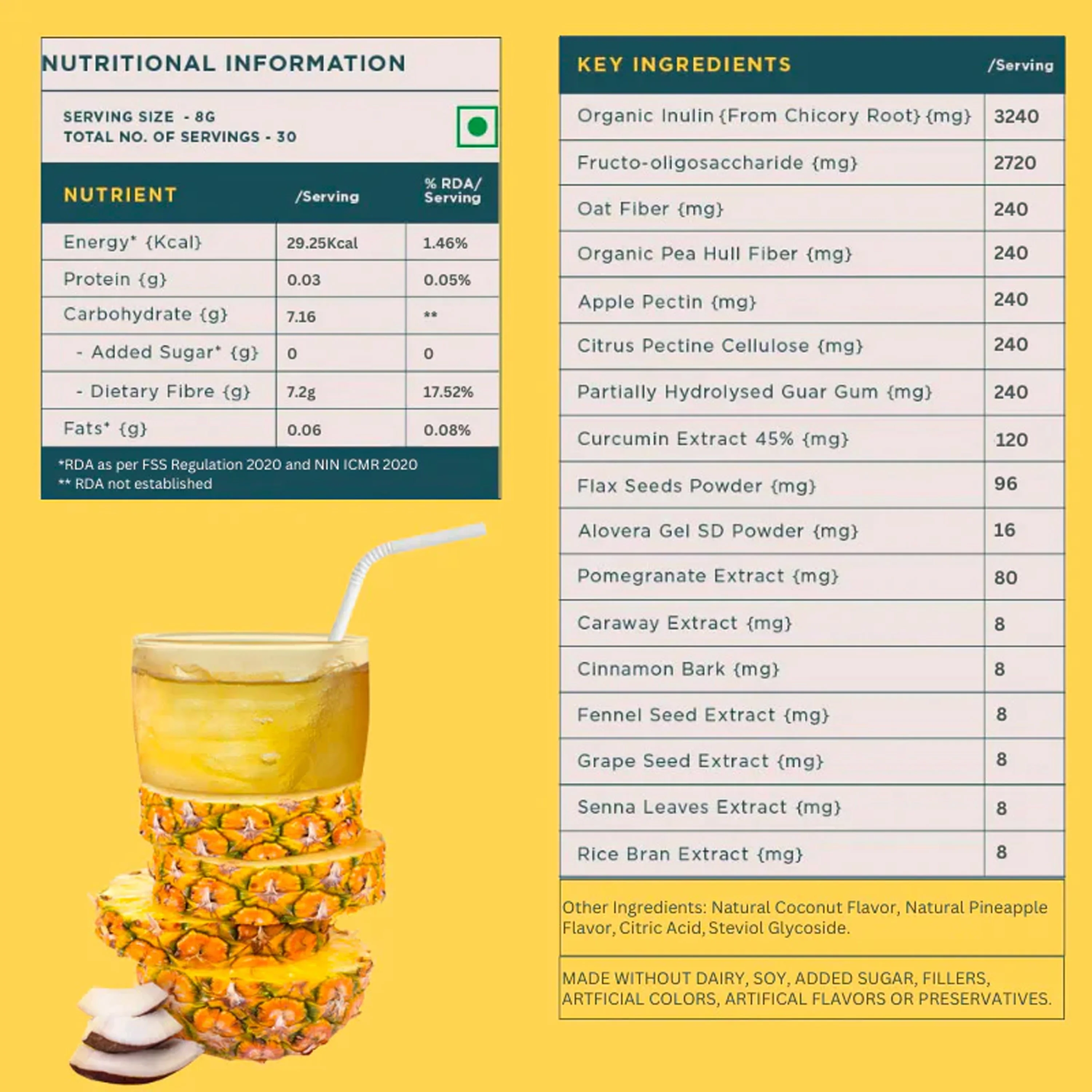 Daily Fiber | Pina Colada Flavour - Image 7