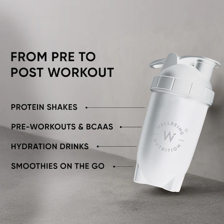 Wellbeing Nutrition Bullet Shaker Gift ( White ) - Image 6