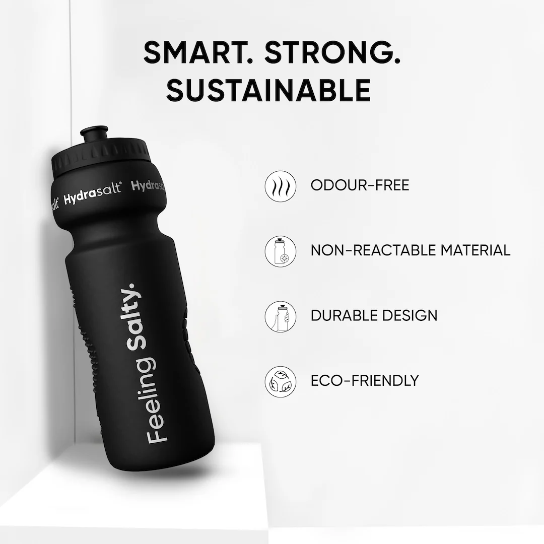 Wellbeing Nutrition Hydrasalt Squeeze Bottle (Black) - Image 3