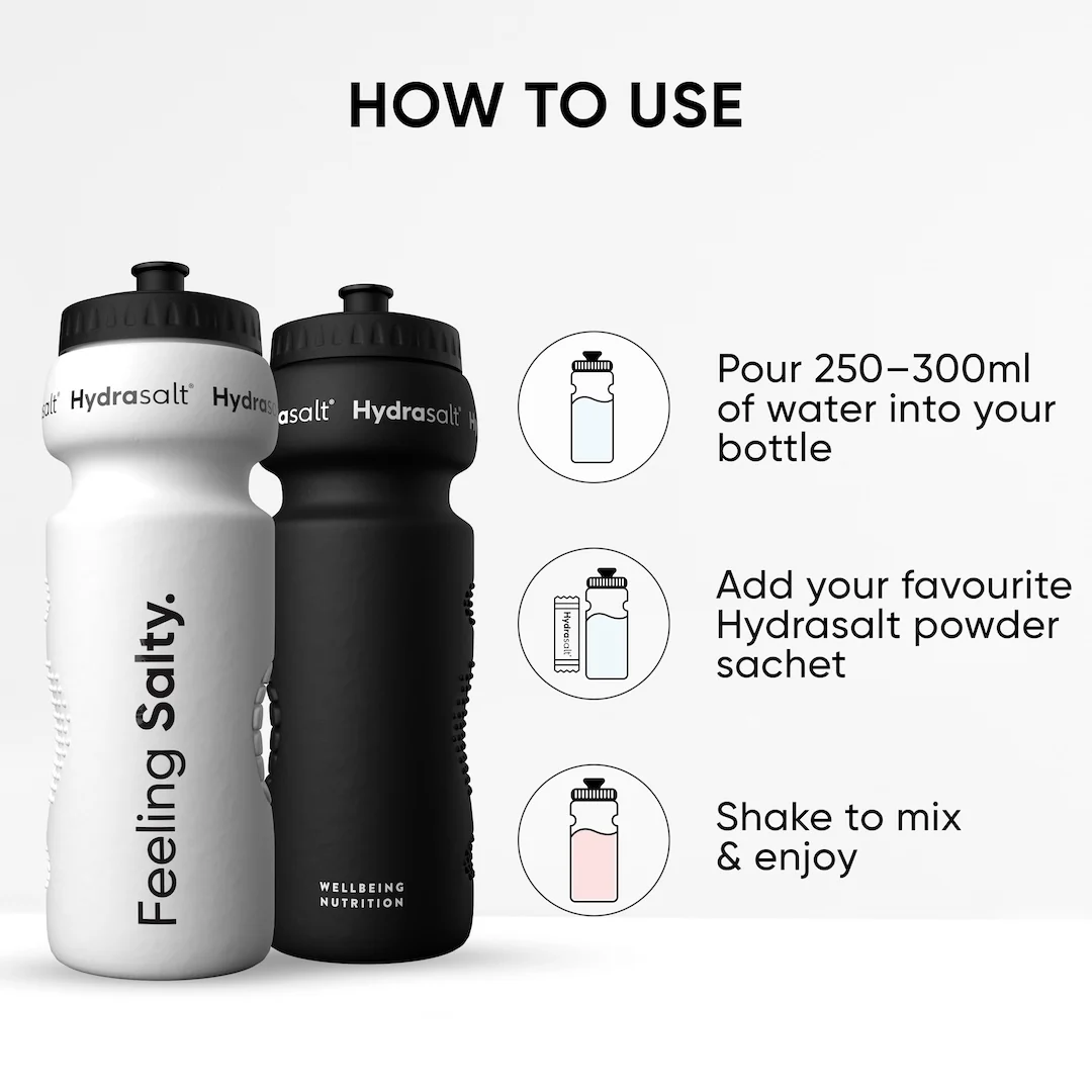 Wellbeing Nutrition Hydrasalt Squeeze Bottle (Black) - Image 4
