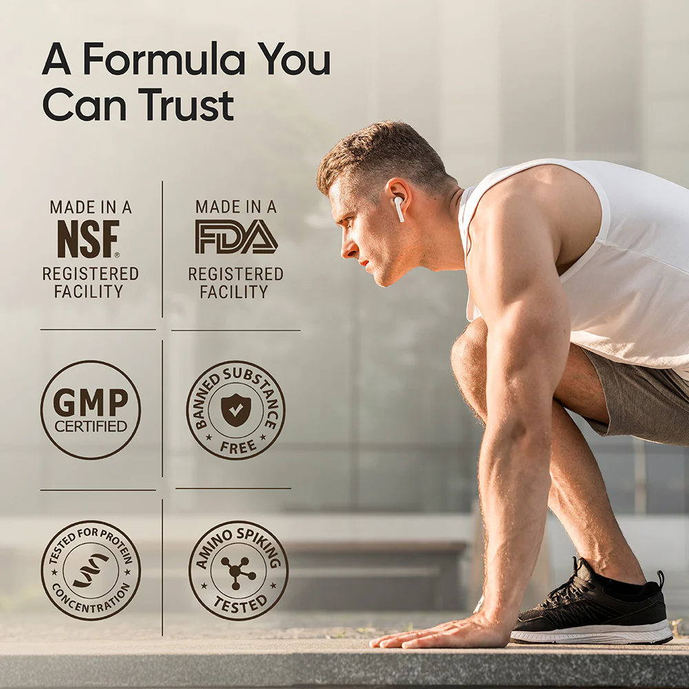 Whey Protein Isolate + Concentrate 24g | 1kg| 4B CFU Probiotics | Cappuccino - Image 10