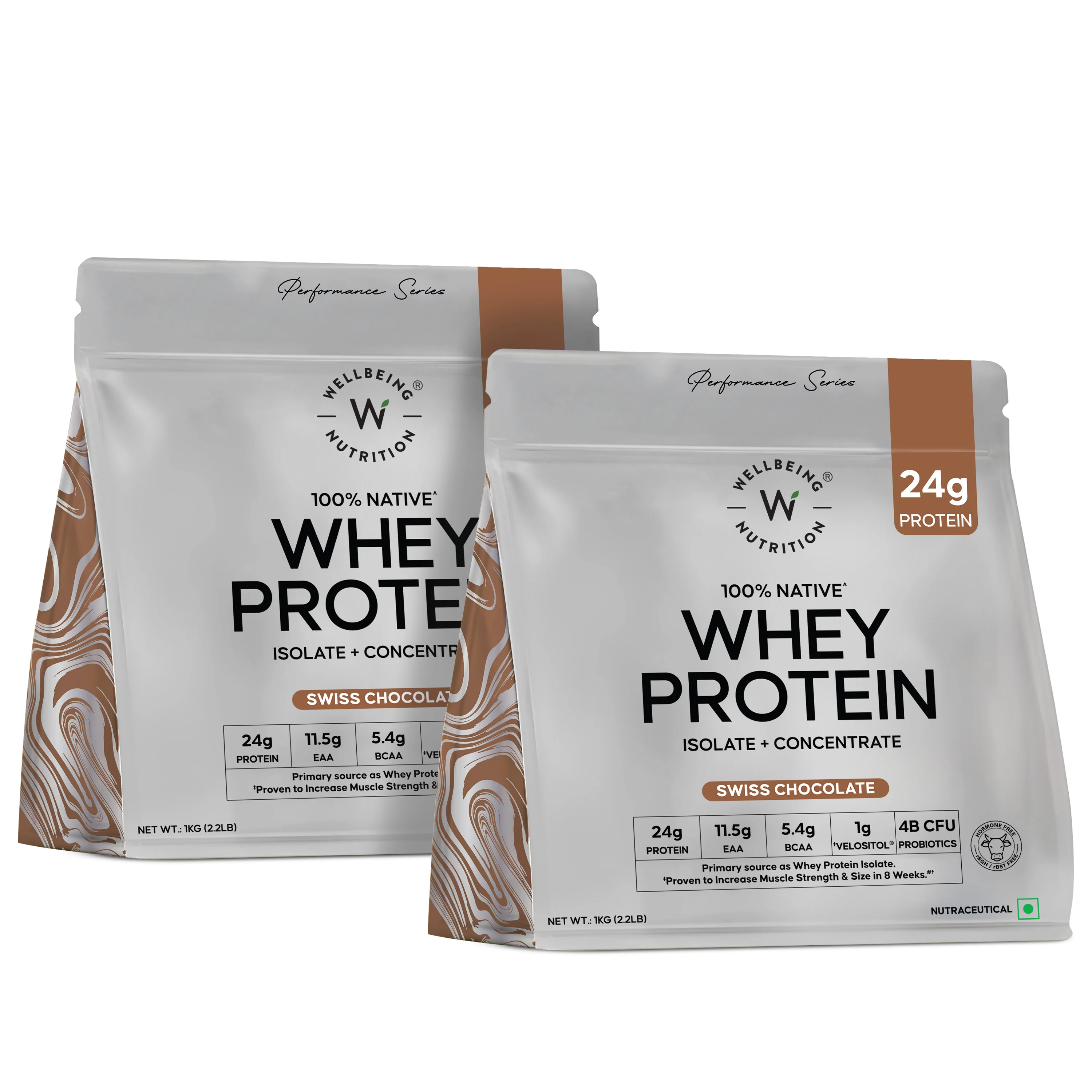 Whey Protein Isolate + Concentrate 24g | 1kg | 4B CFU Probiotics | Swiss Chocolate - Image 12
