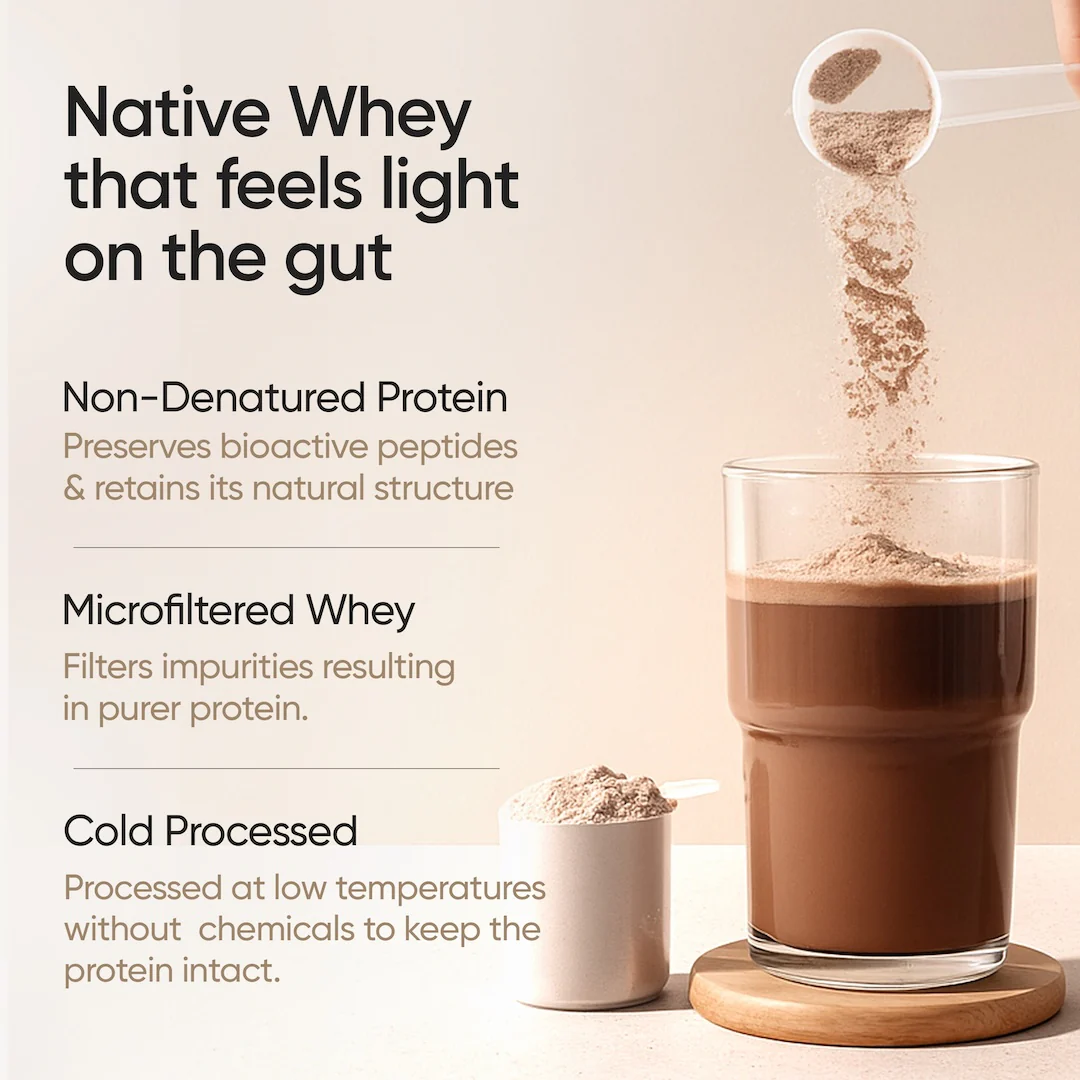 Whey Protein Isolate 26g | 1kg | 4B CFU Probiotics | Dark Chocolate - Image 4