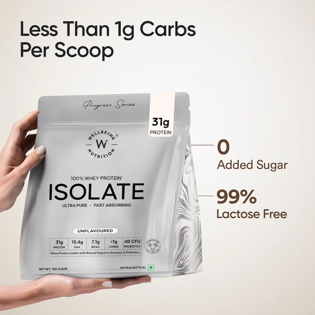 Whey Protein Isolate 31g | 2kg | 4B CFU Probiotics | Unflavoured - Image 6